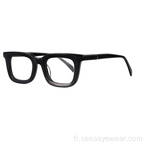 Logo personnalisé Vintage Acétate Frames optiques Eyeglass